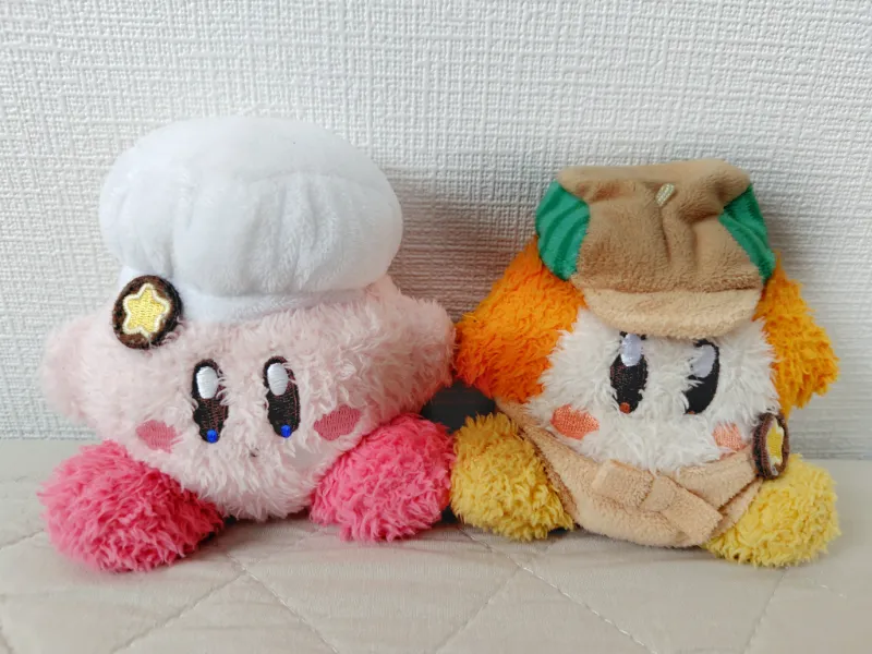 カービィカフェのカービィとワドルディ