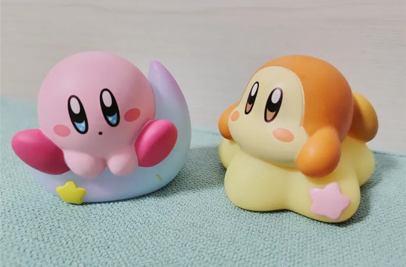 星のカービィ カービィフレンズ3のレアカラーカービィとワドルディ