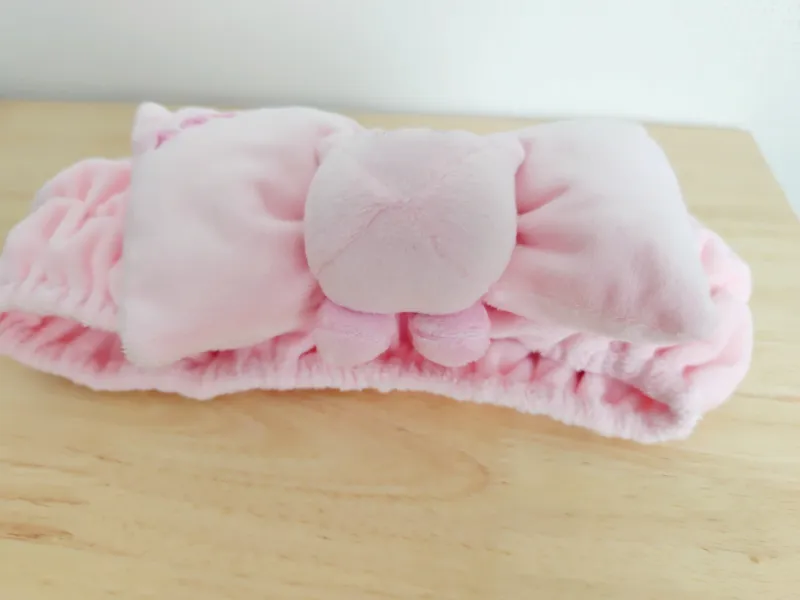 マイキャラヘアバンド上から見たところ