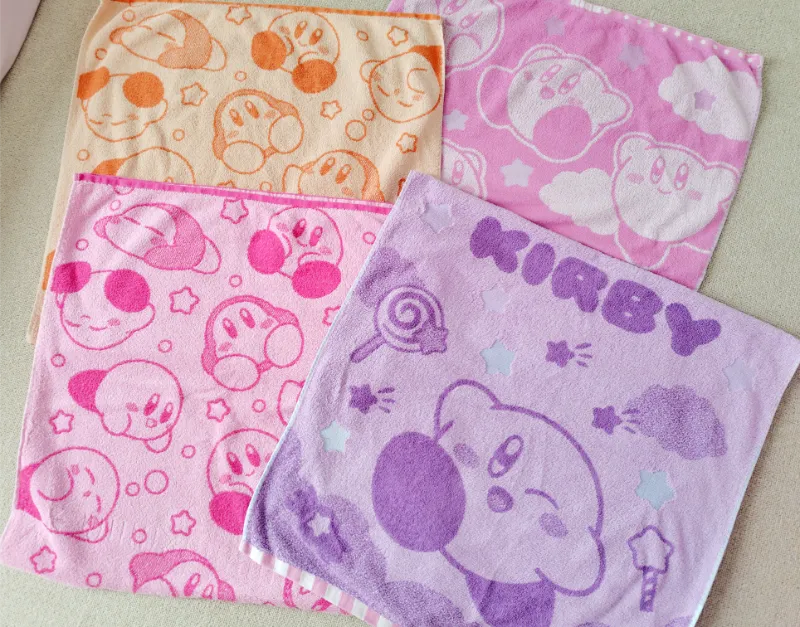 カービィのバスタオル4枚