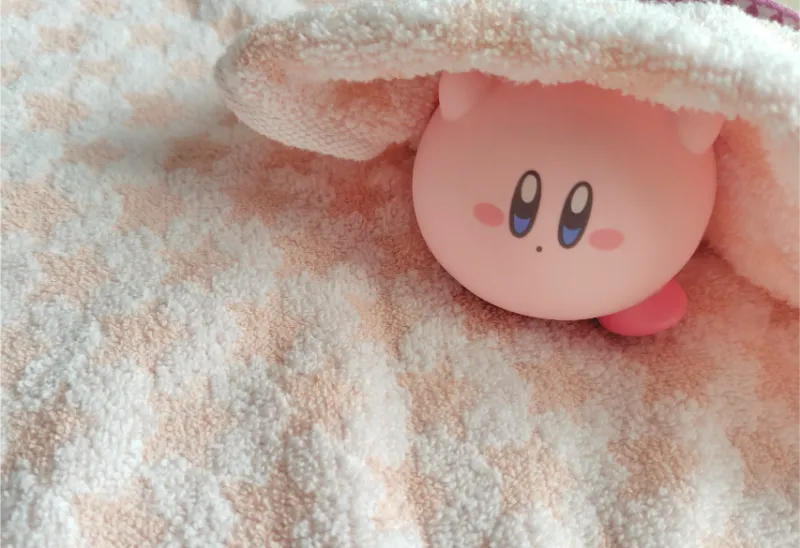 カービィと星モチーフタオル