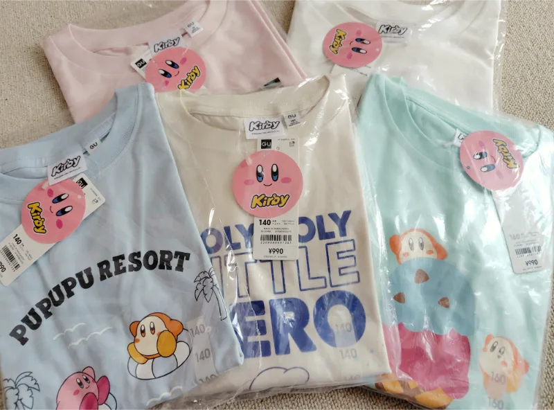 GU×カービィ商品