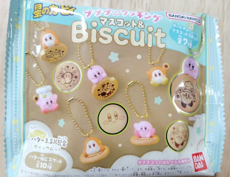 ビスケットのパッケージ表