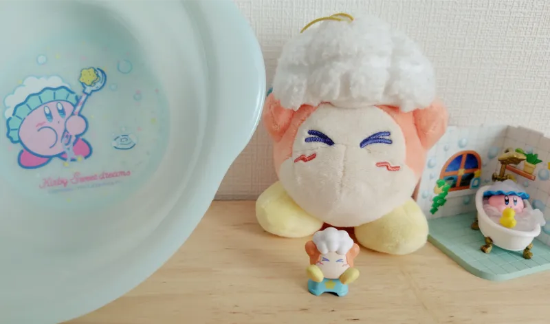 もこもこカービィとワドルディ