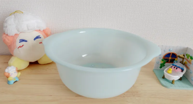 風呂桶を横から見たところ