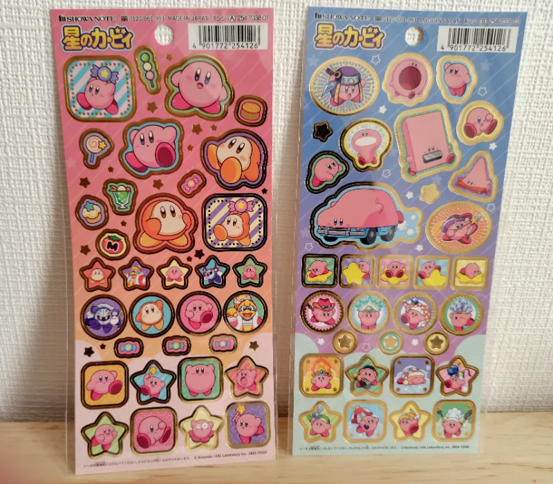 ダイソーカービィシール