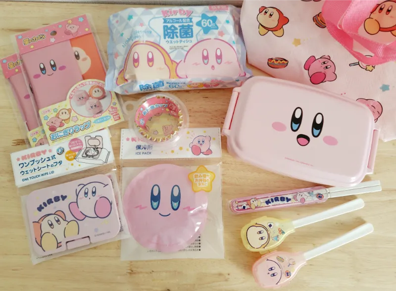 カービィのお弁当グッズ集合