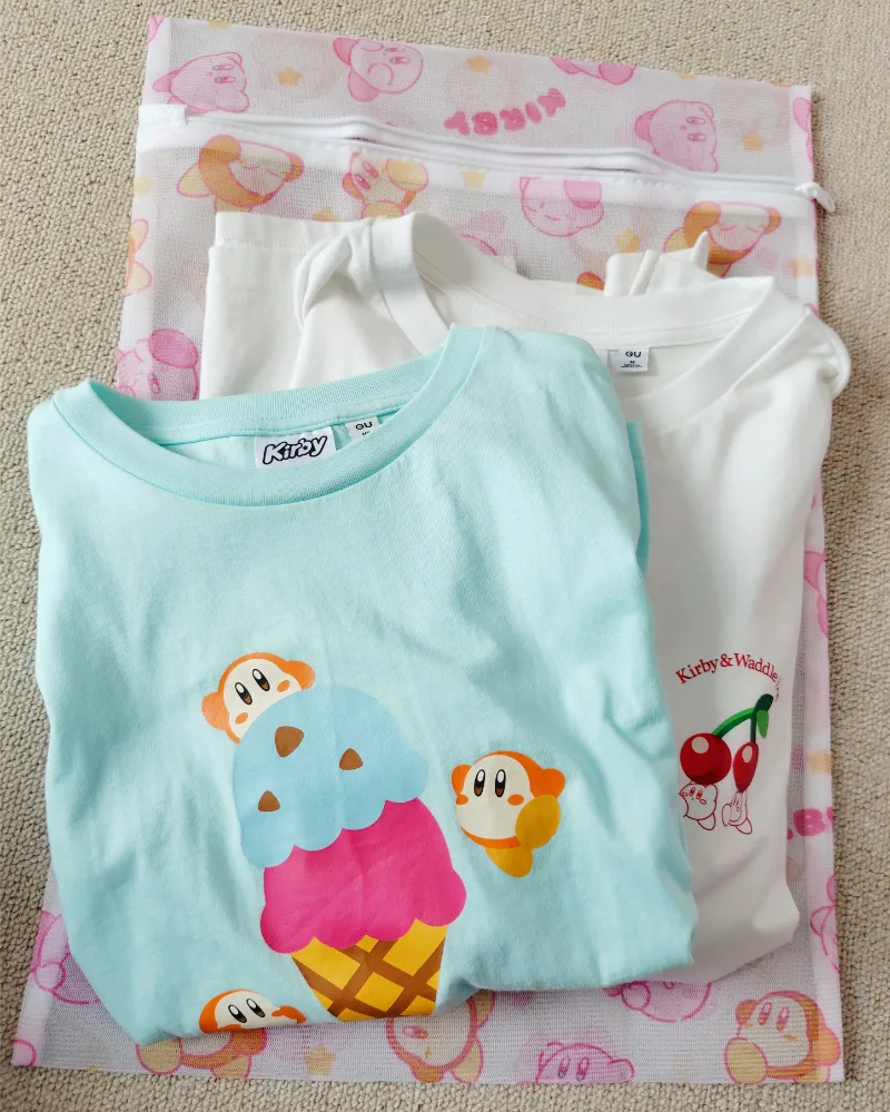GUのTシャツを入れてみる！
