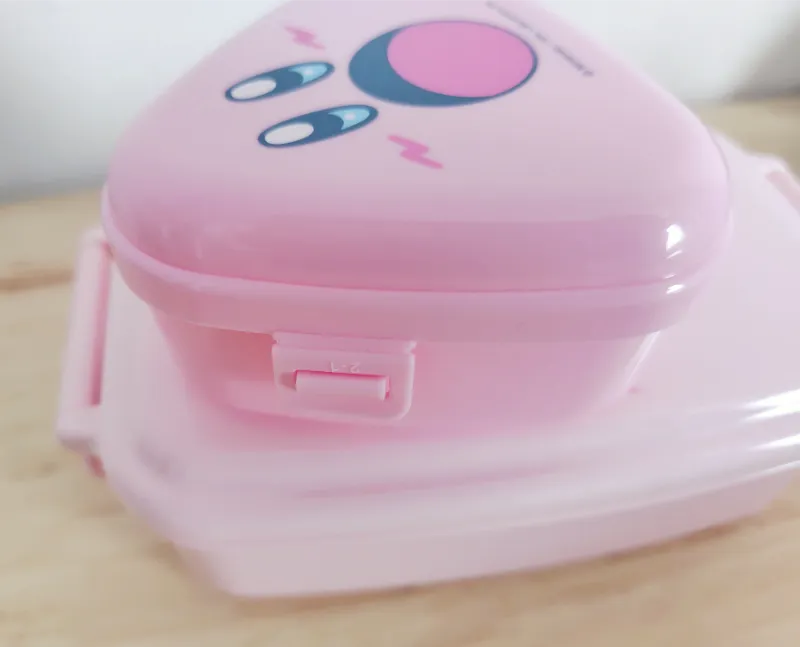 ふたがしっかり閉まるケース