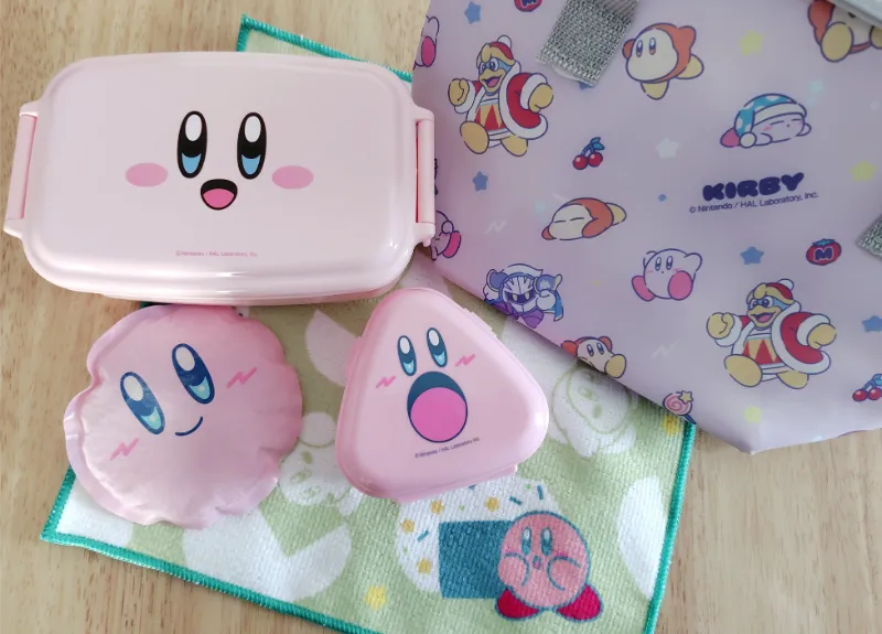 カービィのランチグッズたち