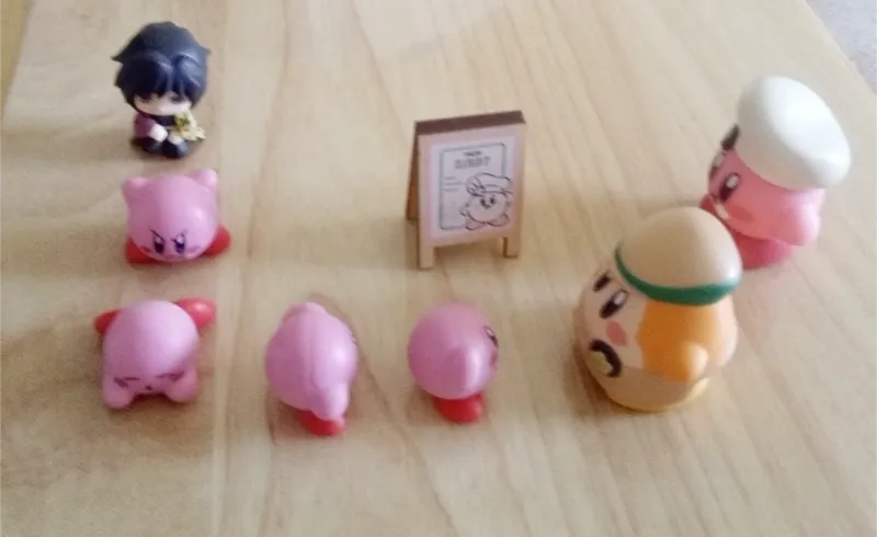 カービィとワドルディのフィンガーパペットと仲間たちで遊んでみた