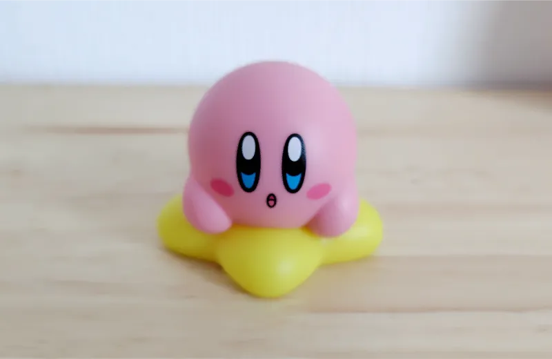 ソフビパペットマスコットのワープスターカービィ