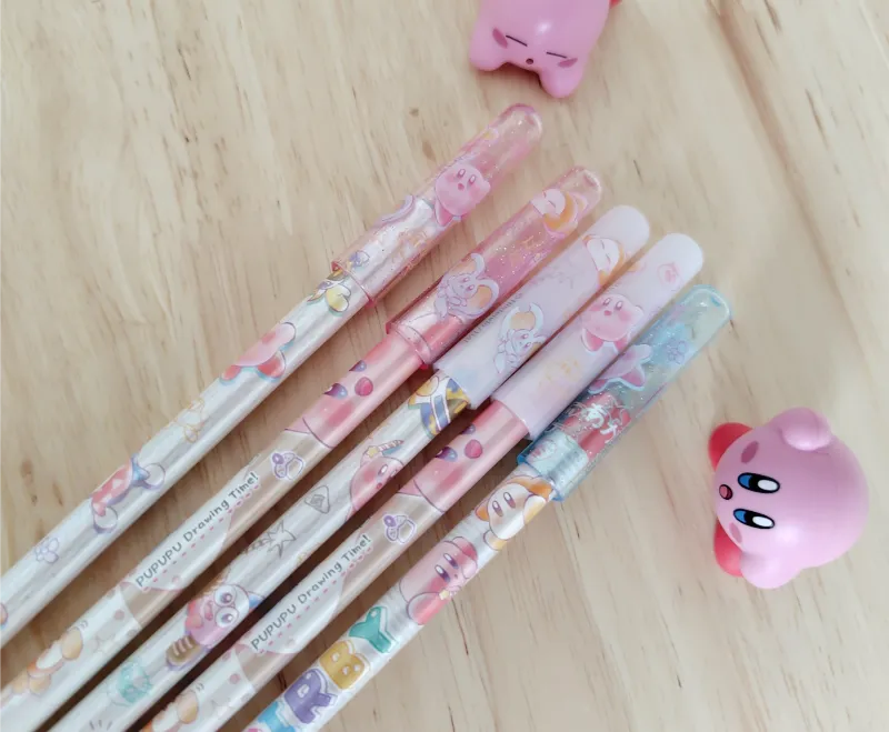 カービィPUPUPU Drawing Time!の鉛筆に鉛筆キャップをつけたところ