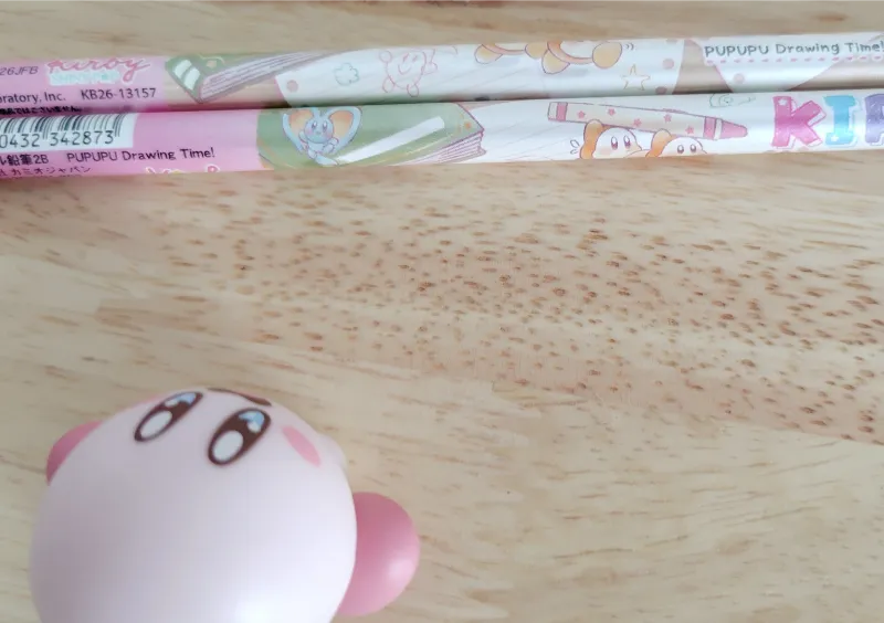 カービィ鉛筆のエフィリンとワドルディ