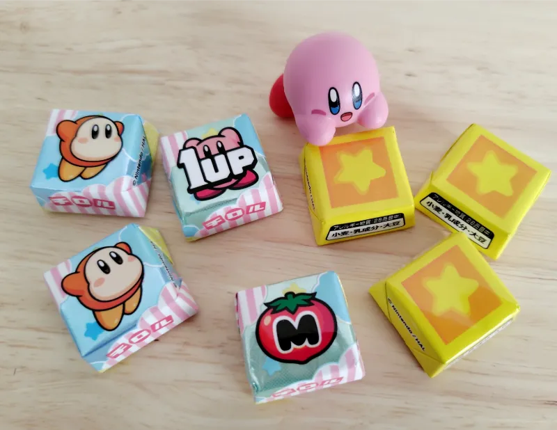 カービィチロルチョコを並べてみよう